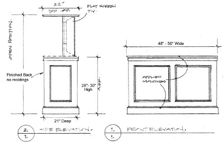 design layout tv cabinet