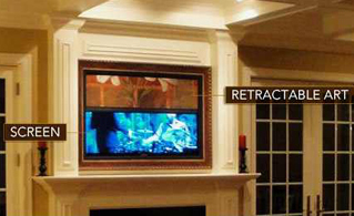 TV Frames, TV Mirrors, Motorized Art 